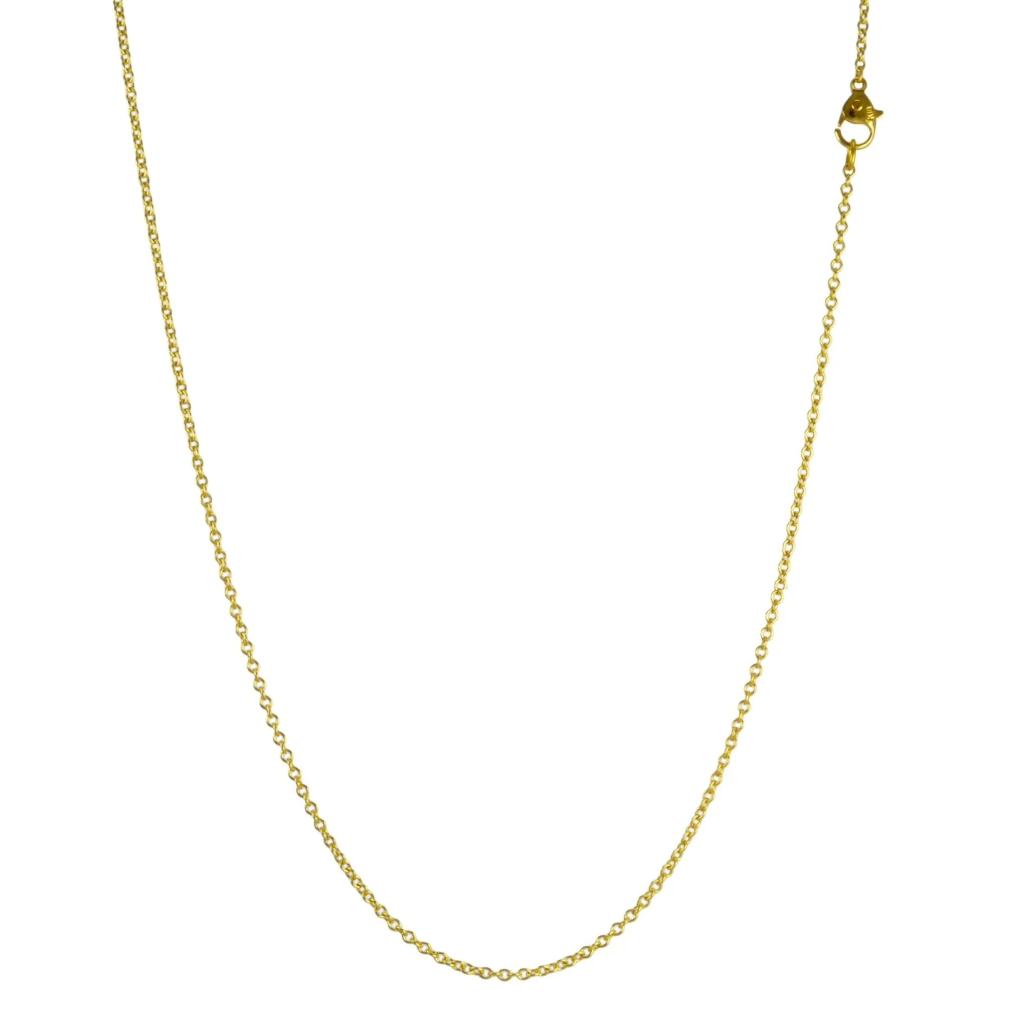 18K Gold Cable Link Chain in 18