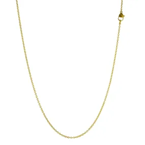 18K Gold Cable Link Chain in 18