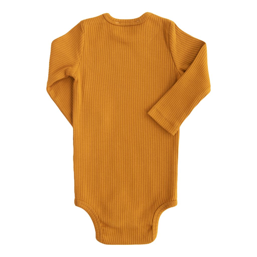 Amber Orange LS Modal Bodysuit