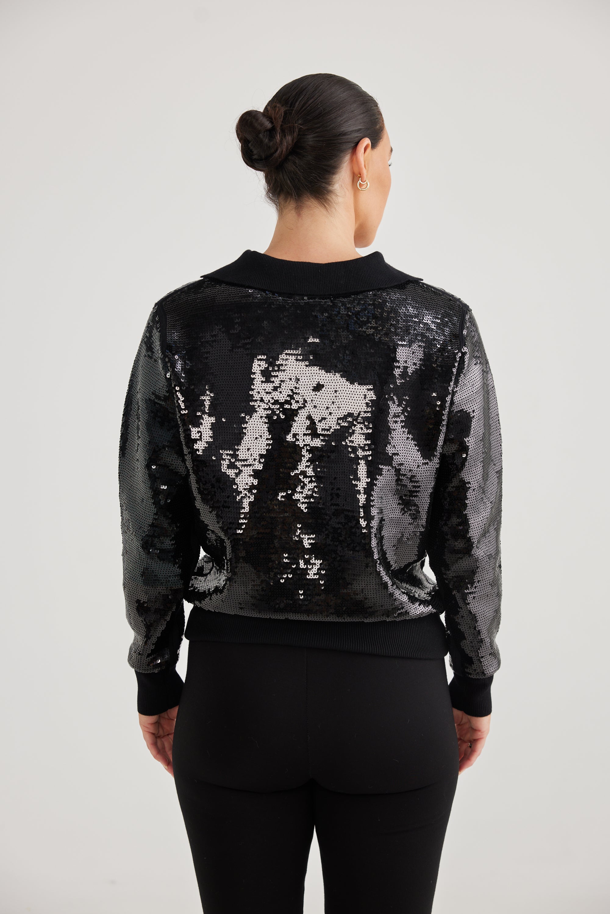 Ambient Sequin Knit- Black