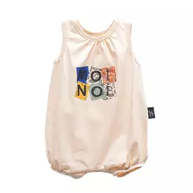 Beige Logo Bodysuit