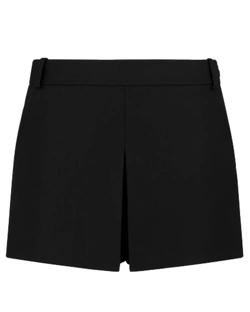 Black Silk and Mohair Skort