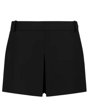 Black Silk and Mohair Skort