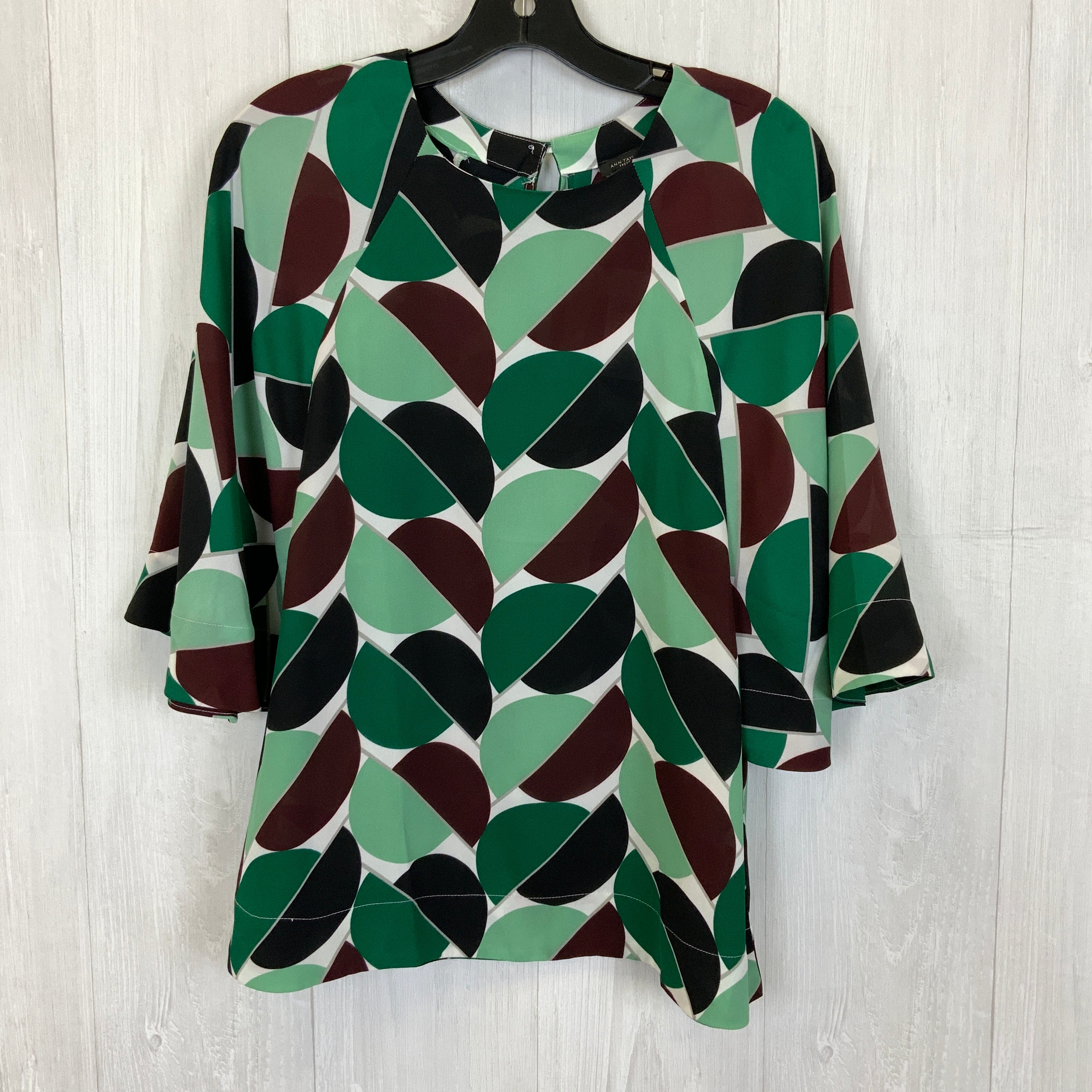 Blouse Short Sleeve By Ann Taylor  Size: S