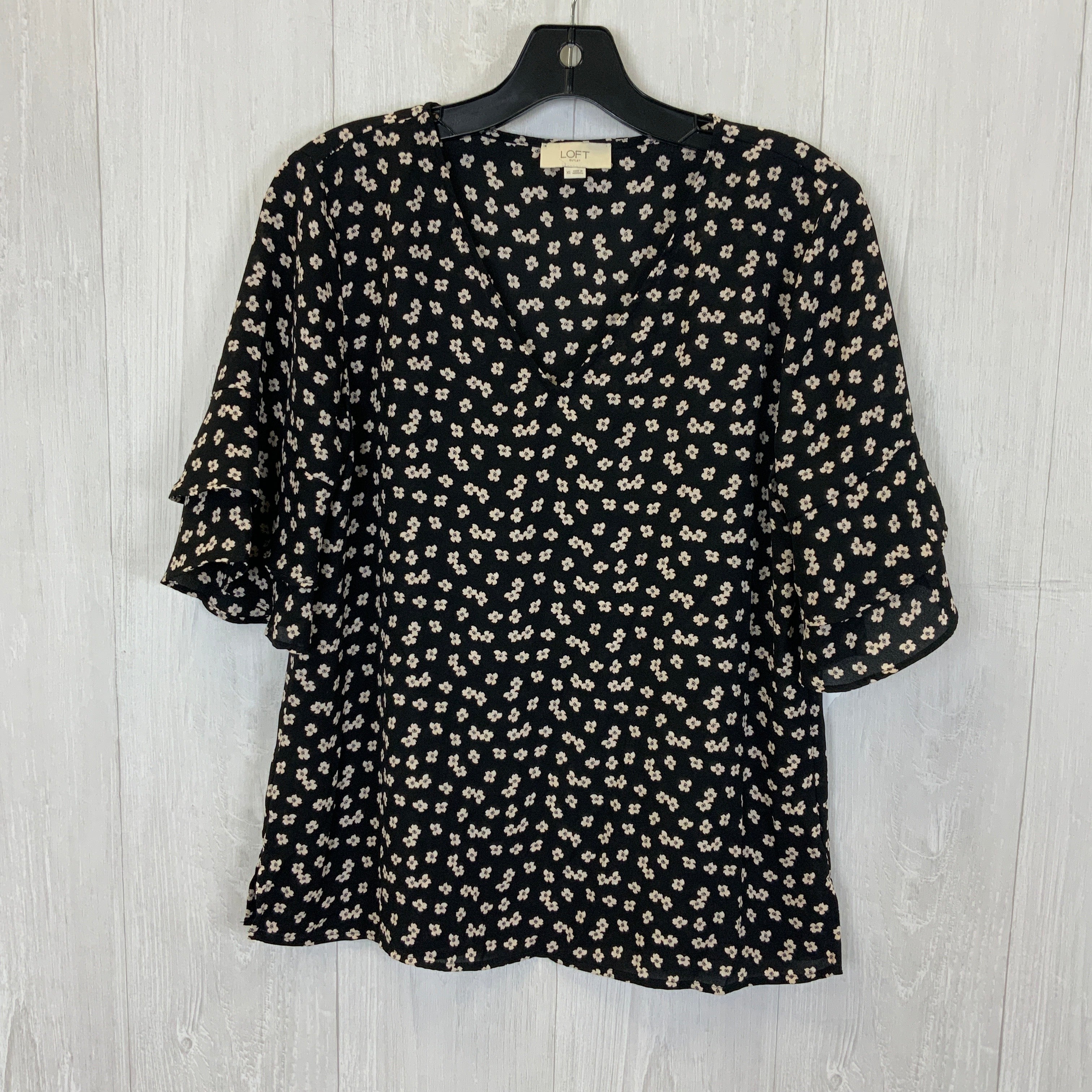 Blouse Short Sleeve By Loft O  Size: Xs