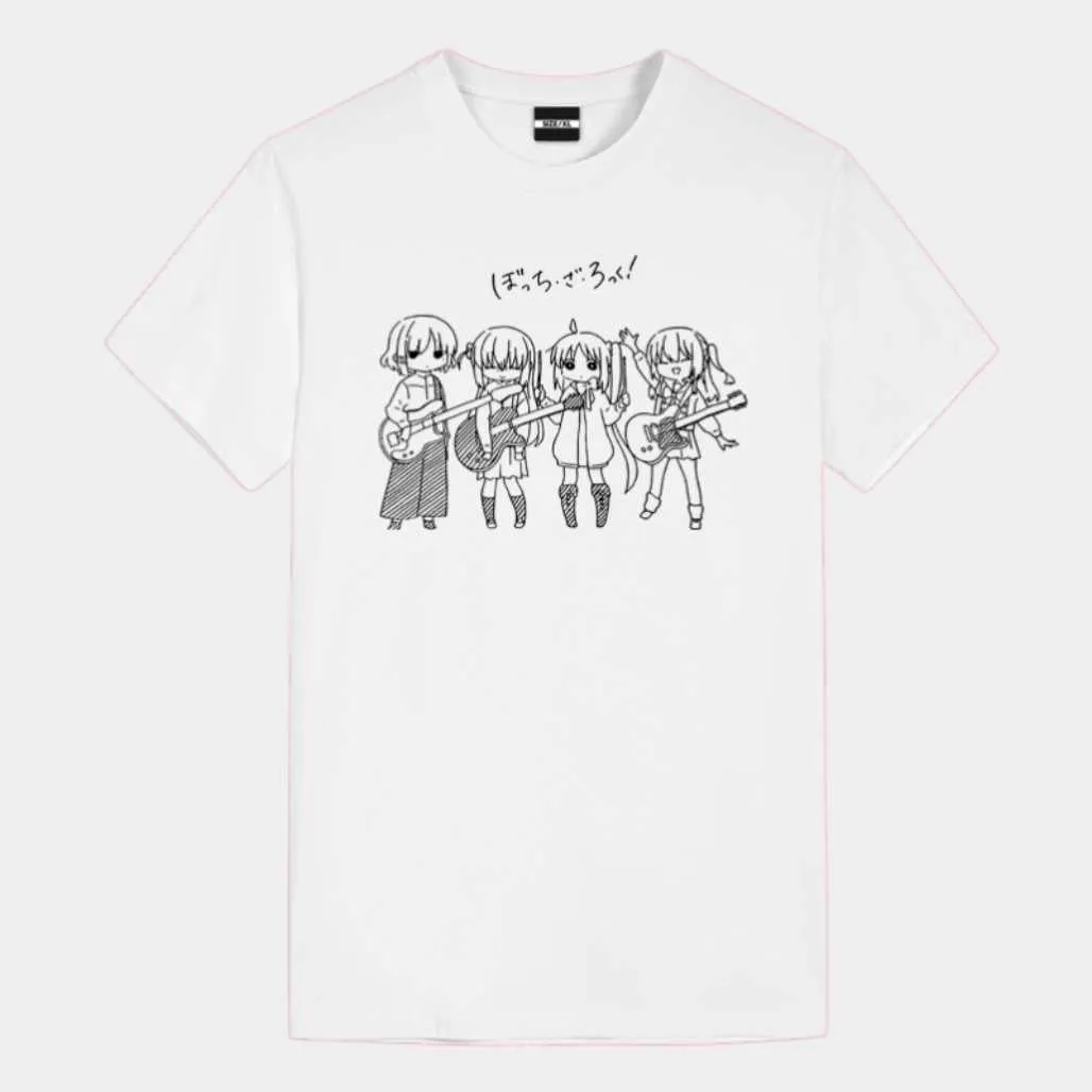 Bocchi the Rock Characters Anime Graphic Tees