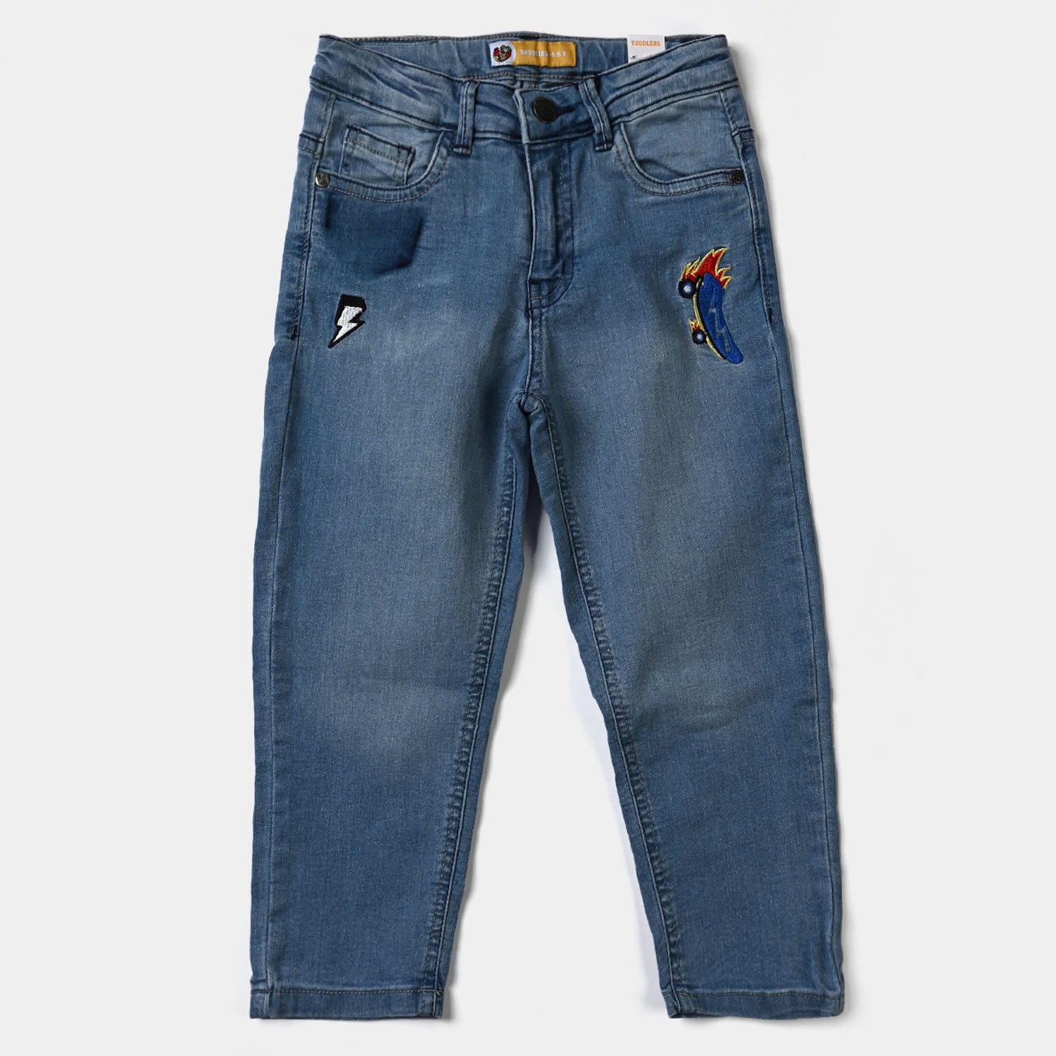 Boys Denim Pant Revers -LT.Blue