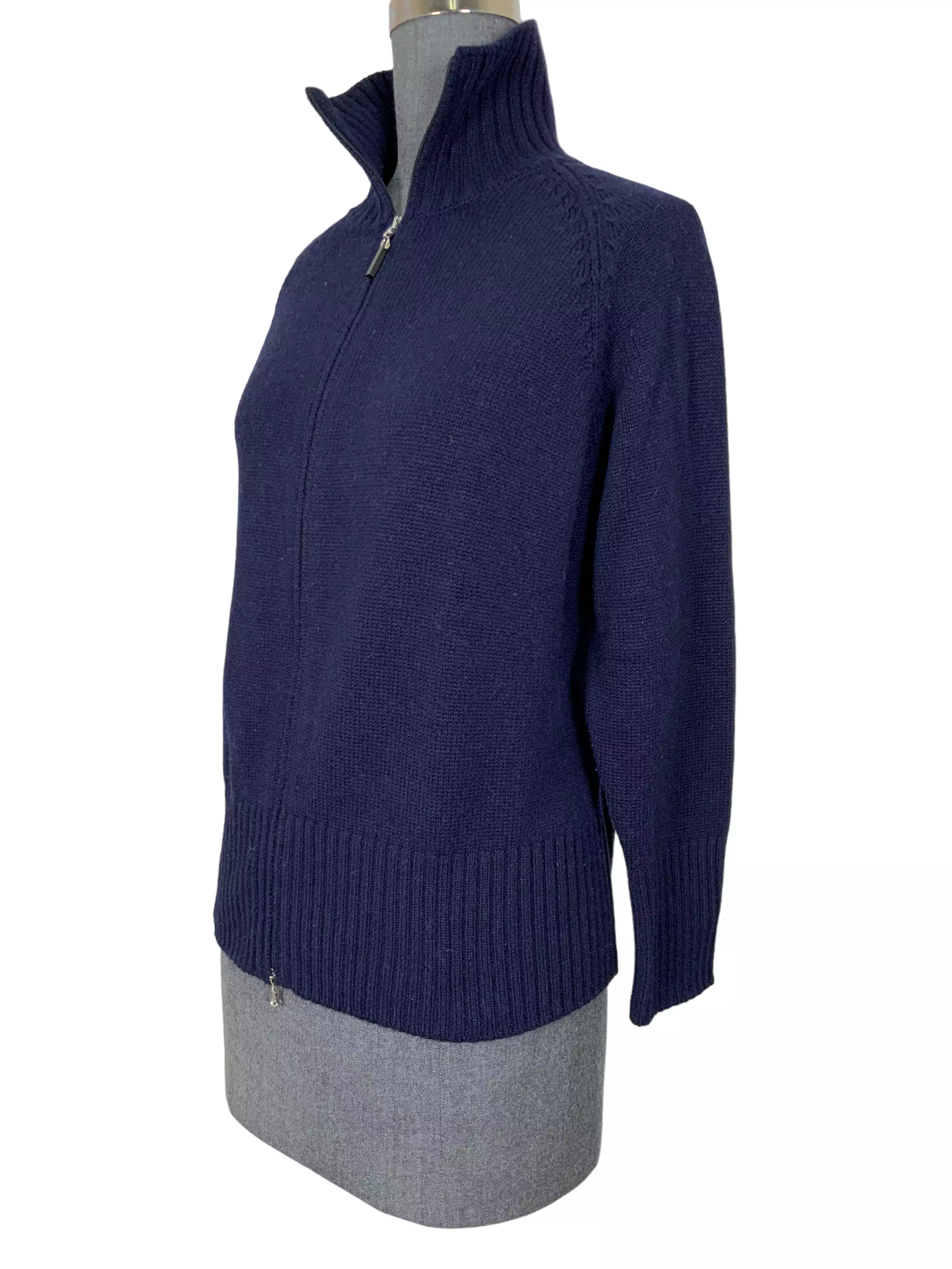 Brunello Cucinelli Cashmere Zip Sweater Size S