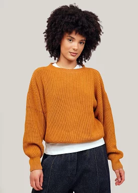 Burnt Yellow Mea Pullover