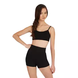 Capezio Adult High Waisted Shorts