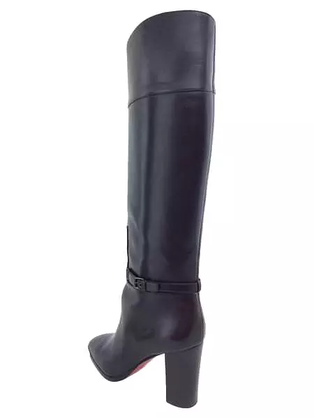 Christian Louboutin Leather Mervillon 85 Knee Boots 6/36