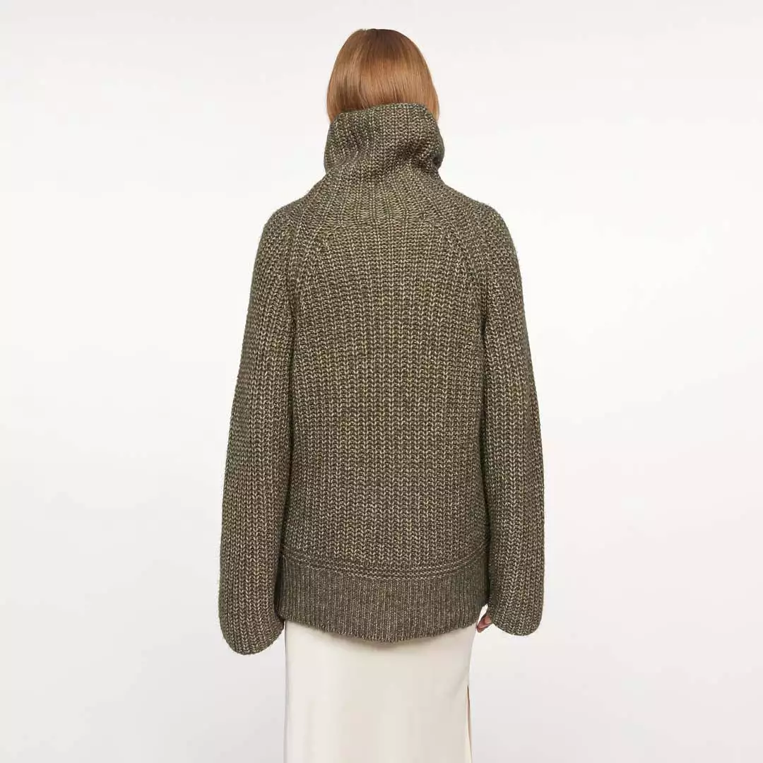 COURAGE TURTLENECK DARK GREEN