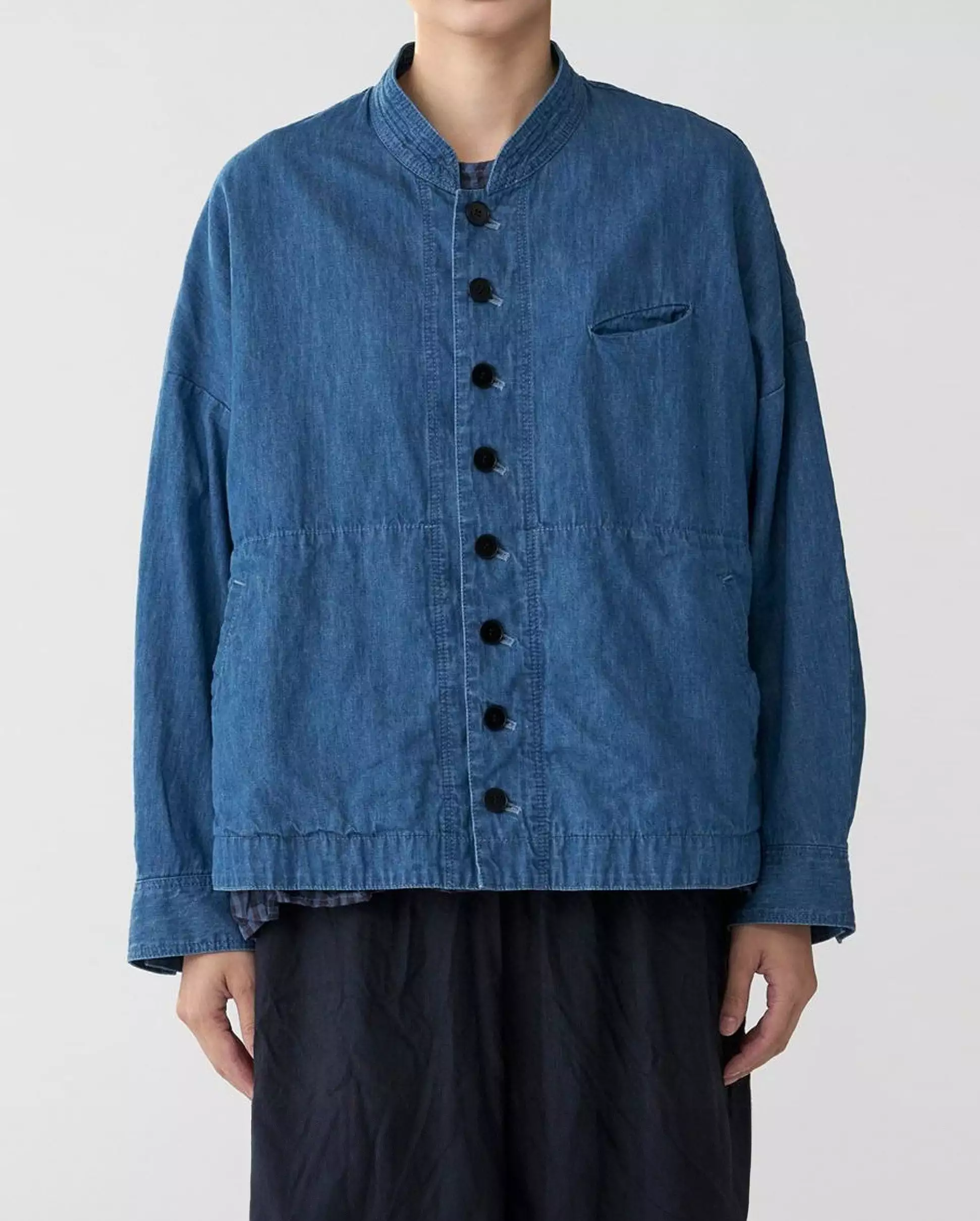 COVERALL DENIM JACKET / BLUE