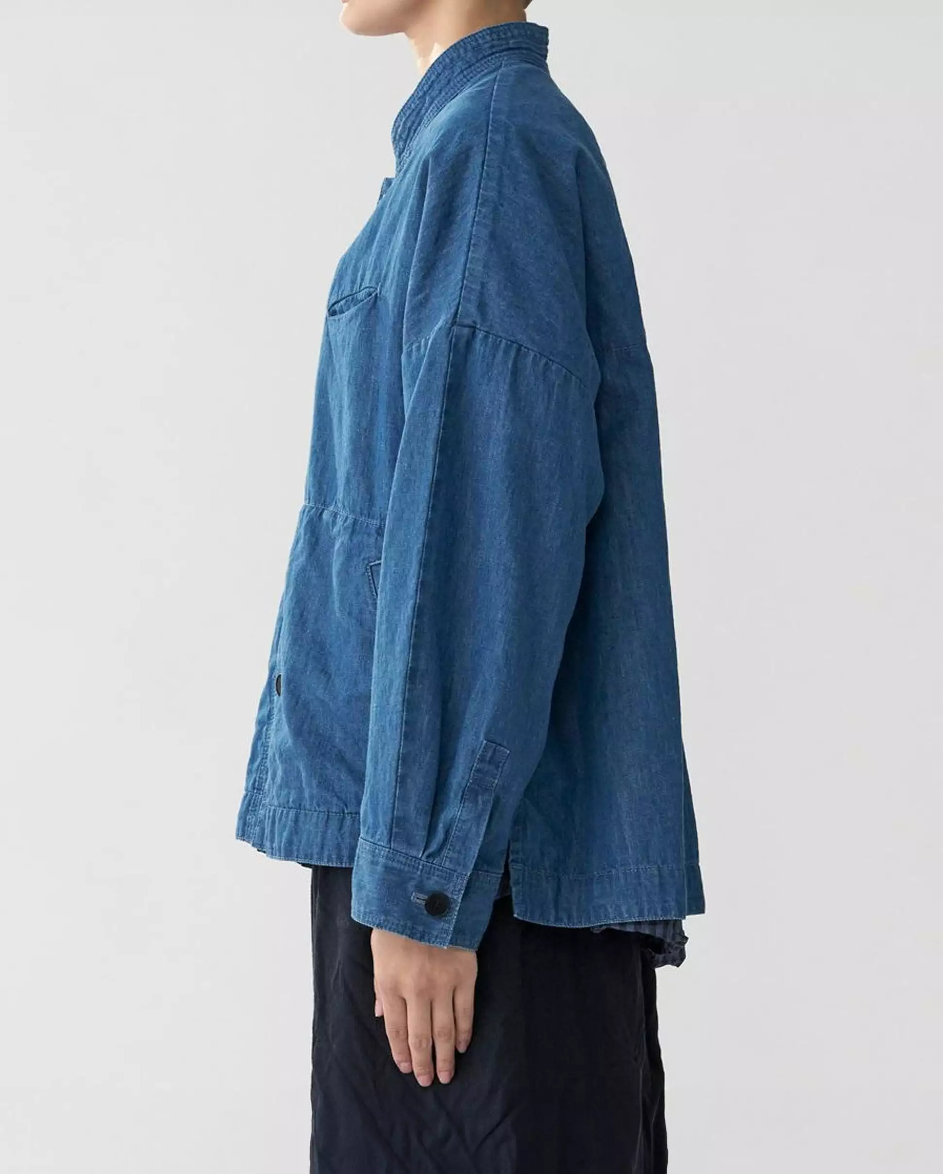 COVERALL DENIM JACKET / BLUE