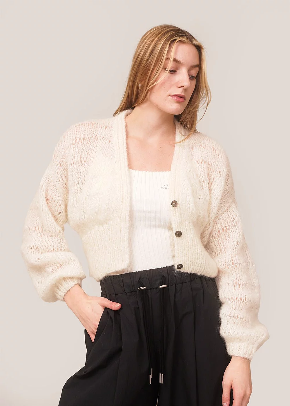 Cream Annie Cardigan