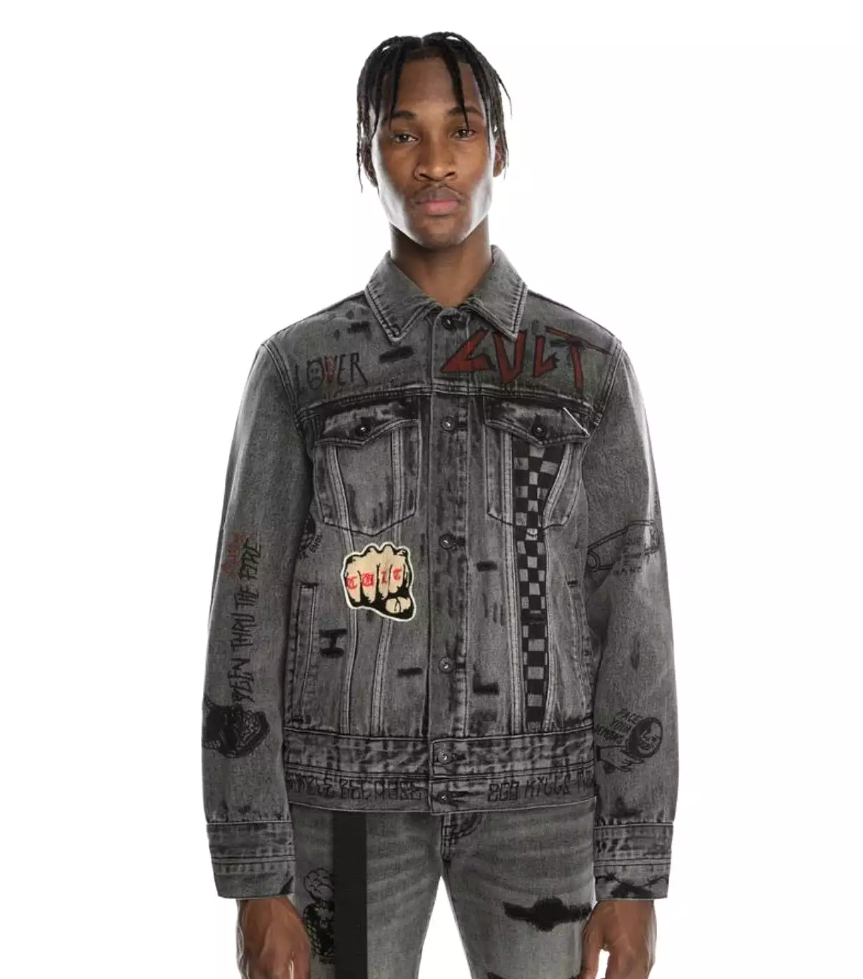 Cult Of Individuality Type IV Acid Denim Jacket