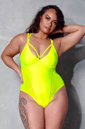 CXIX Classique Bodysuit - Neon Yellow