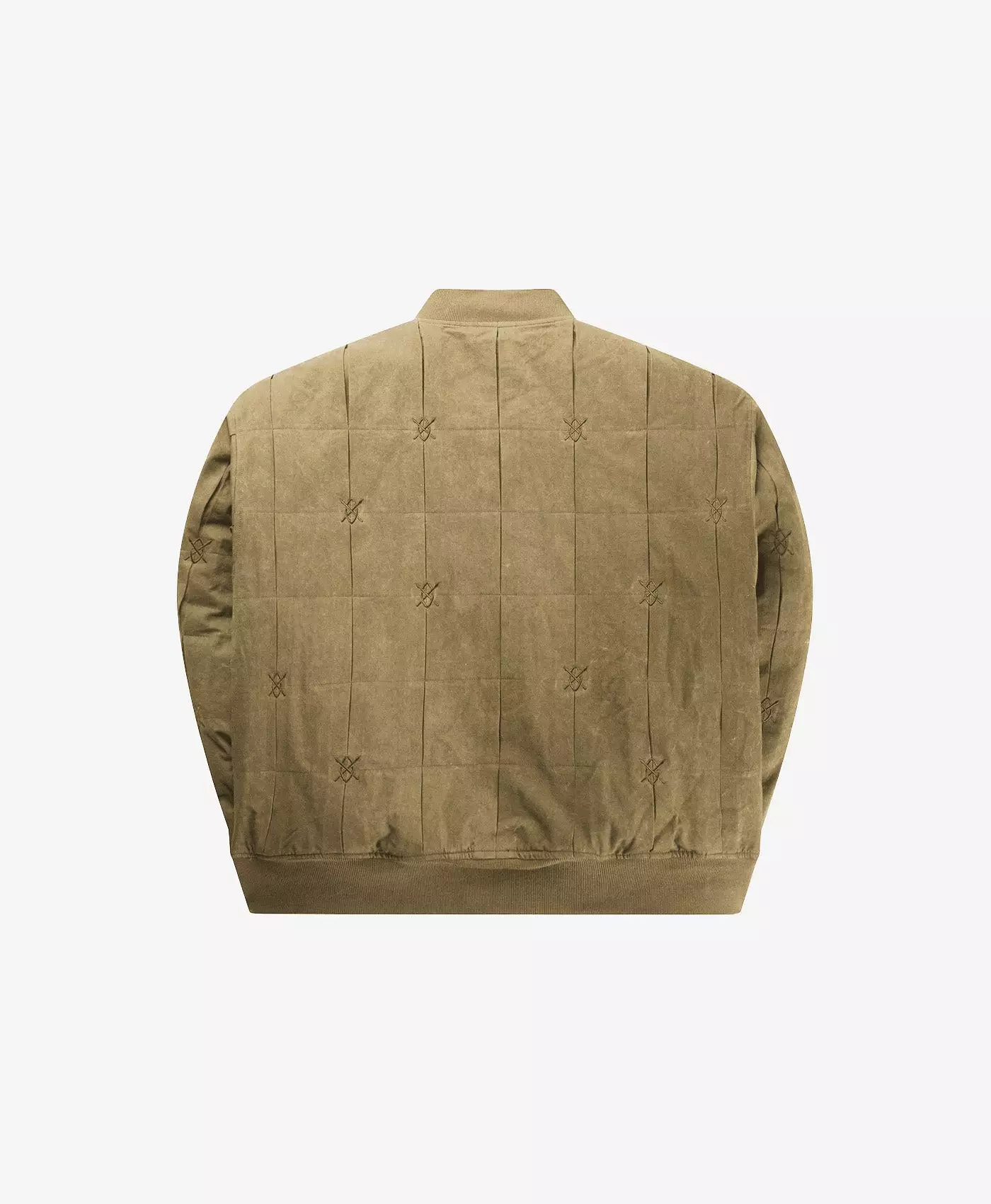 Dark Beige Rasal Bomber Jacket