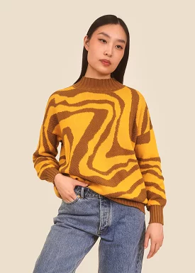 Dipped Banana Lily Sweater