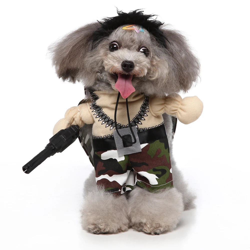 Dog Cat Pet Funny Costume Chucky Deadly Doll Cosplay Party Dog Fancy Dress Halloween Pet Funny Clothes Cat Costume Pet Supplies