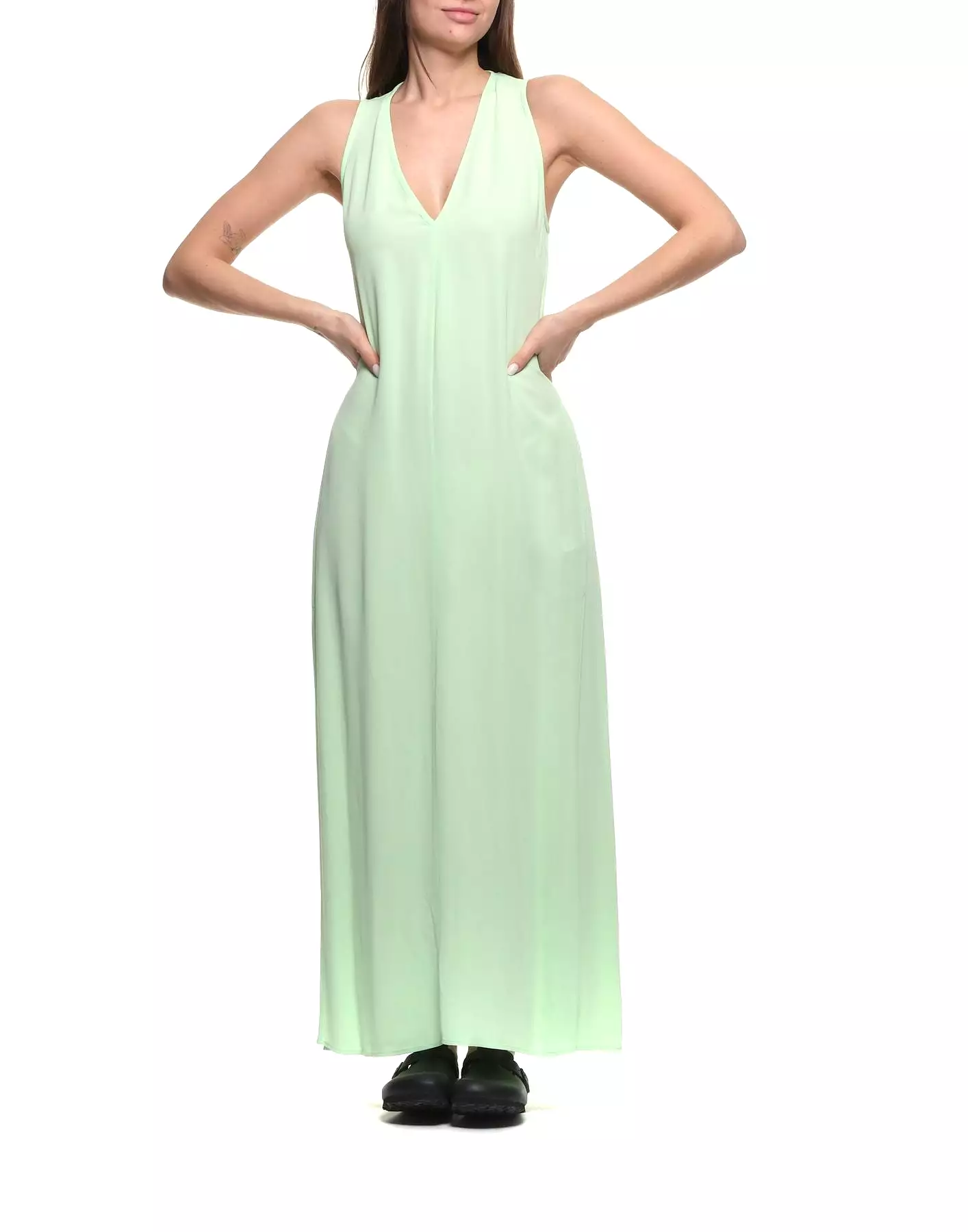 Dress for woman 12061 MY DRESS ICE LIME FORTE_FORTE