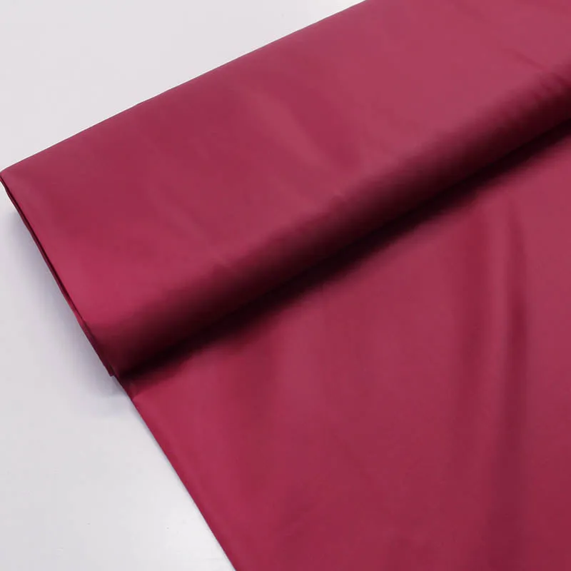 Dressmaking Anti Static Polyester Lining Fabric - Red Wine