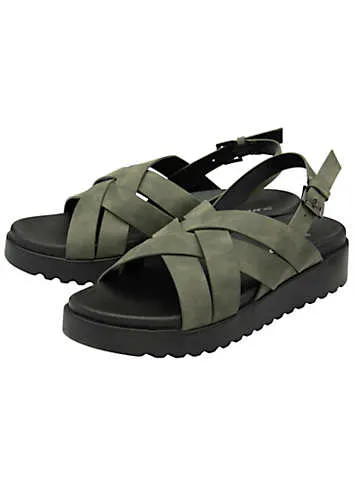 Dunlop Raya Kaki Chunky Strap Sandals | Grattan