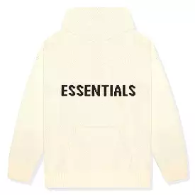 Fear Of God Essentials Cream Knit Hoodie