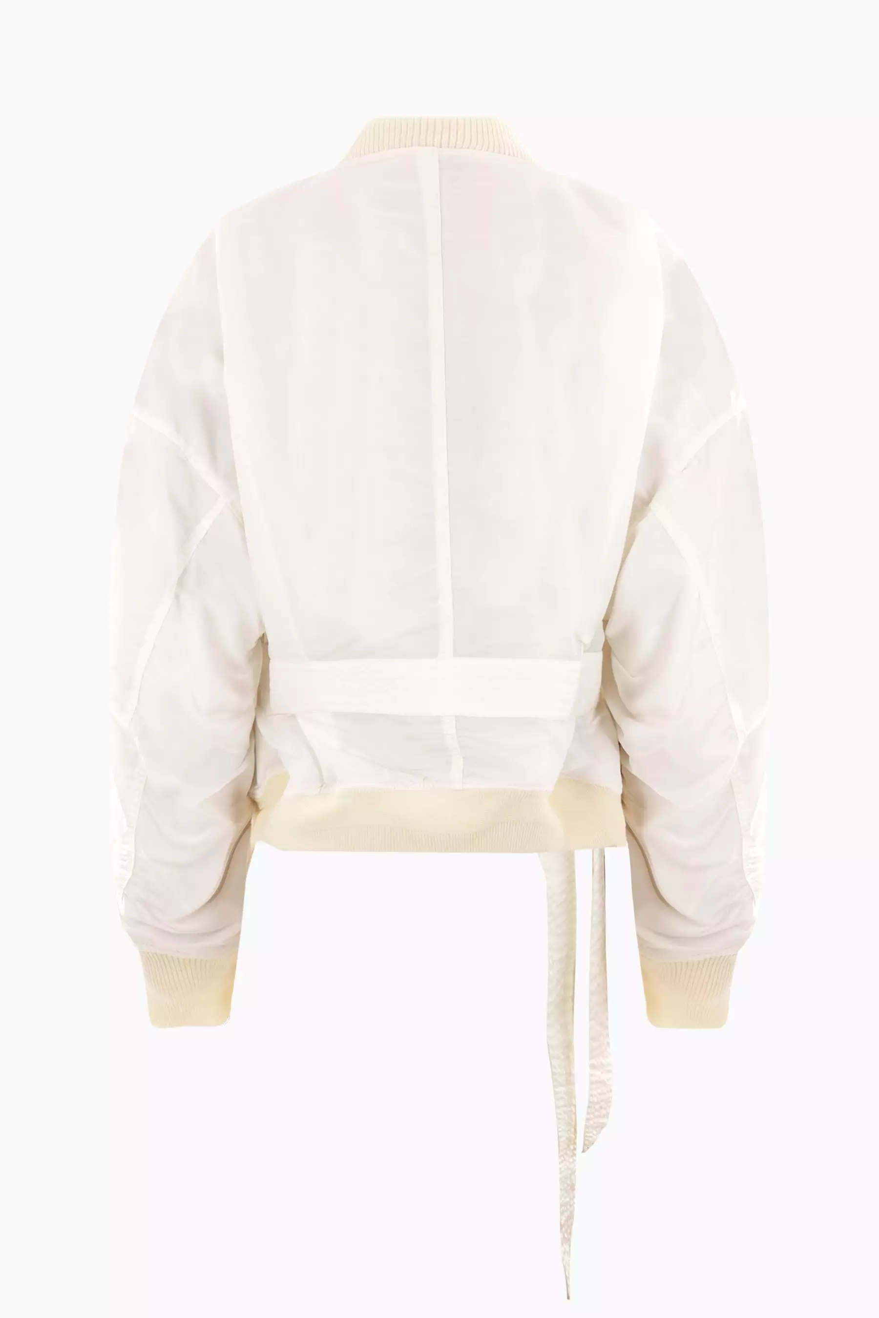 Flight nylon oversize bomber jacket