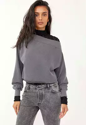 Free People - Bri Pullover Poppyseed