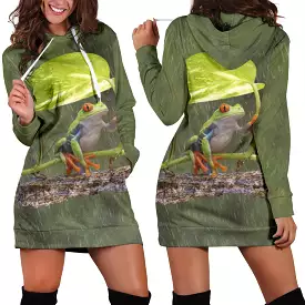 Frog in The Rain Luxury Woman Dress