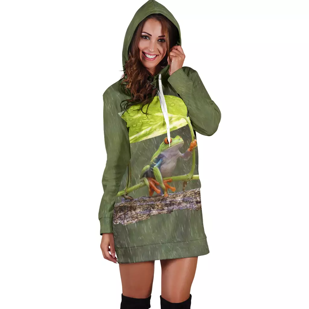 Frog in The Rain Luxury Woman Dress