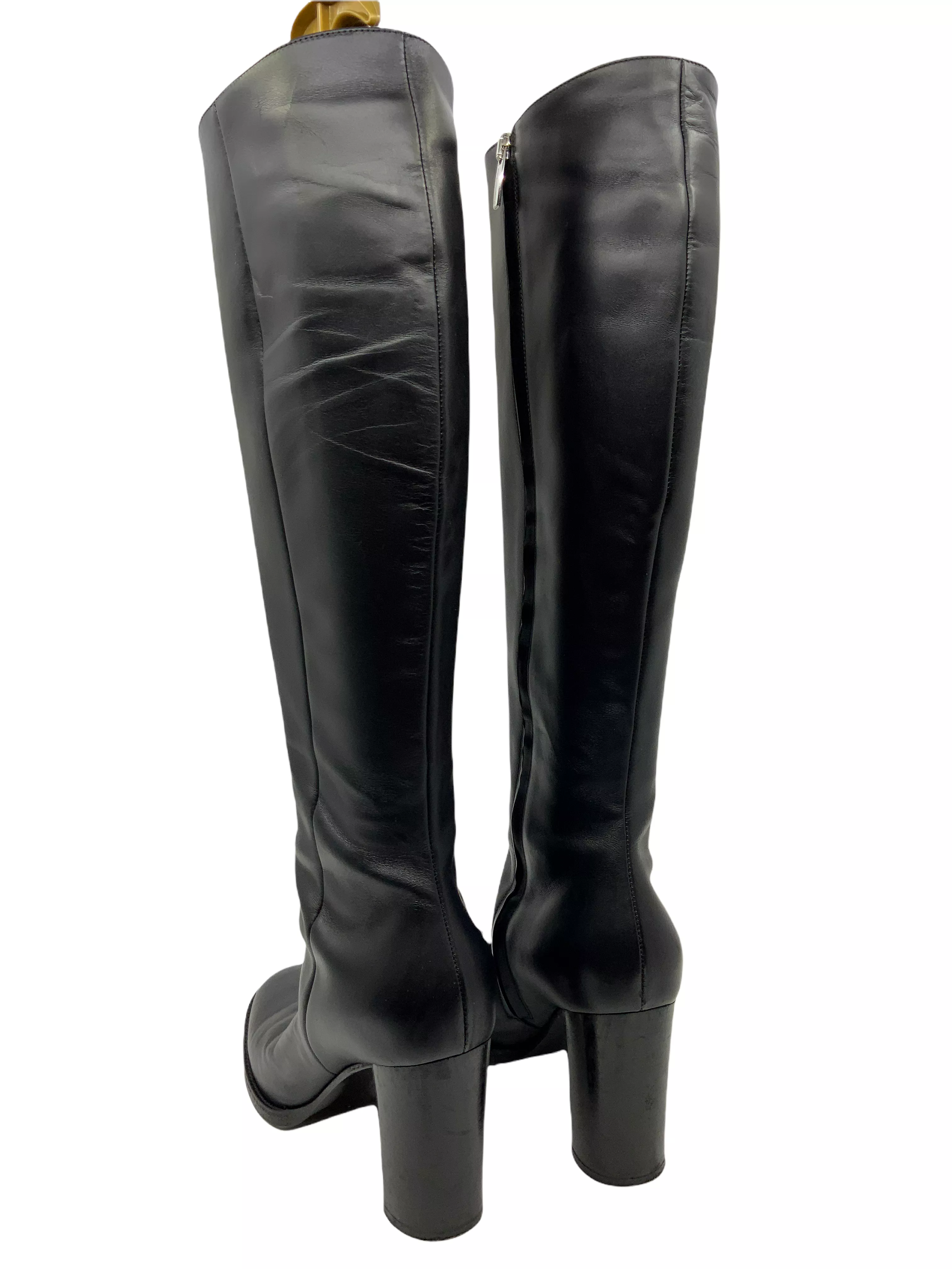 Gianvito Rossi Leather Knee-High Boots Size 9