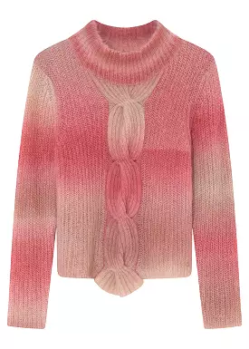 Gustav Raisa cable knit 51412 Sweater - Rose Tan