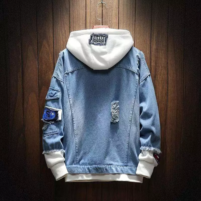 Hooded Denim Jacket