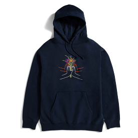 HOODIE HUF COMMUNITY GARDEN HOOD NAVY