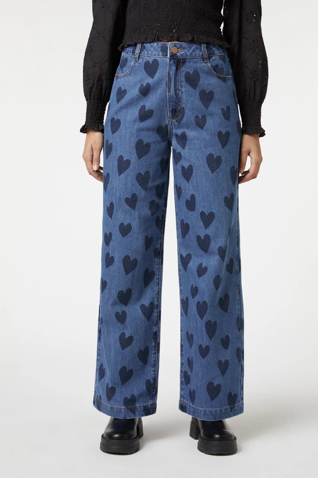 Indigo Hearts Jean