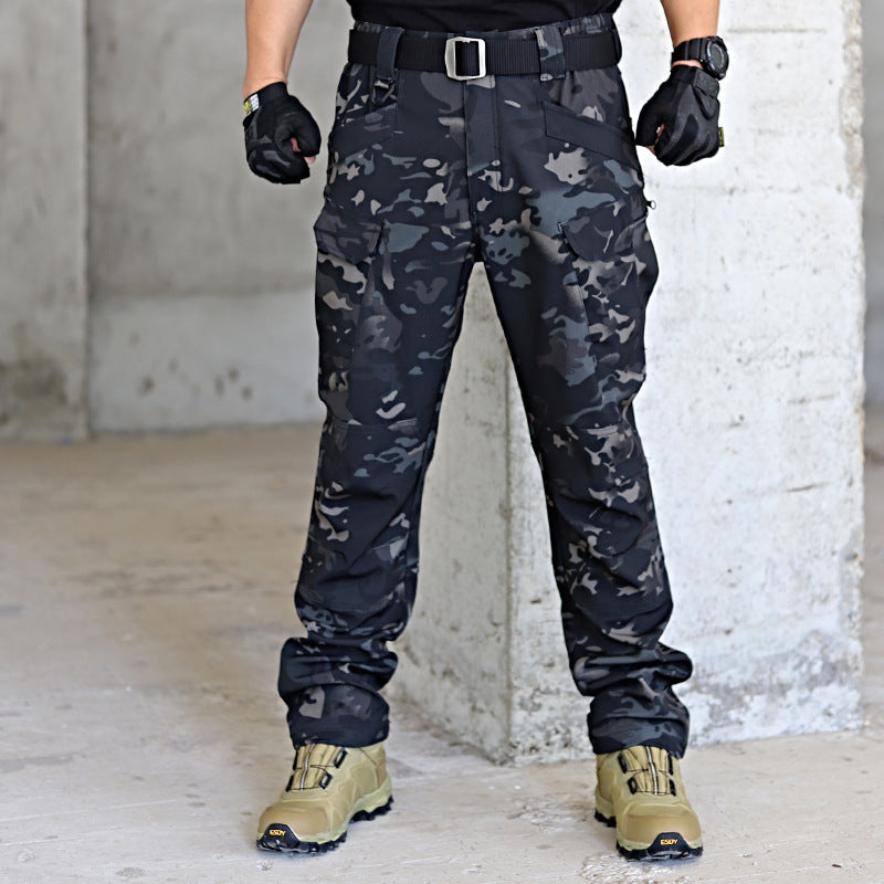 INSTOCK-Tactical special forces camouflage training cargo pants