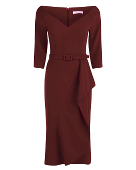 Izzy Midi Dress (Molasses)