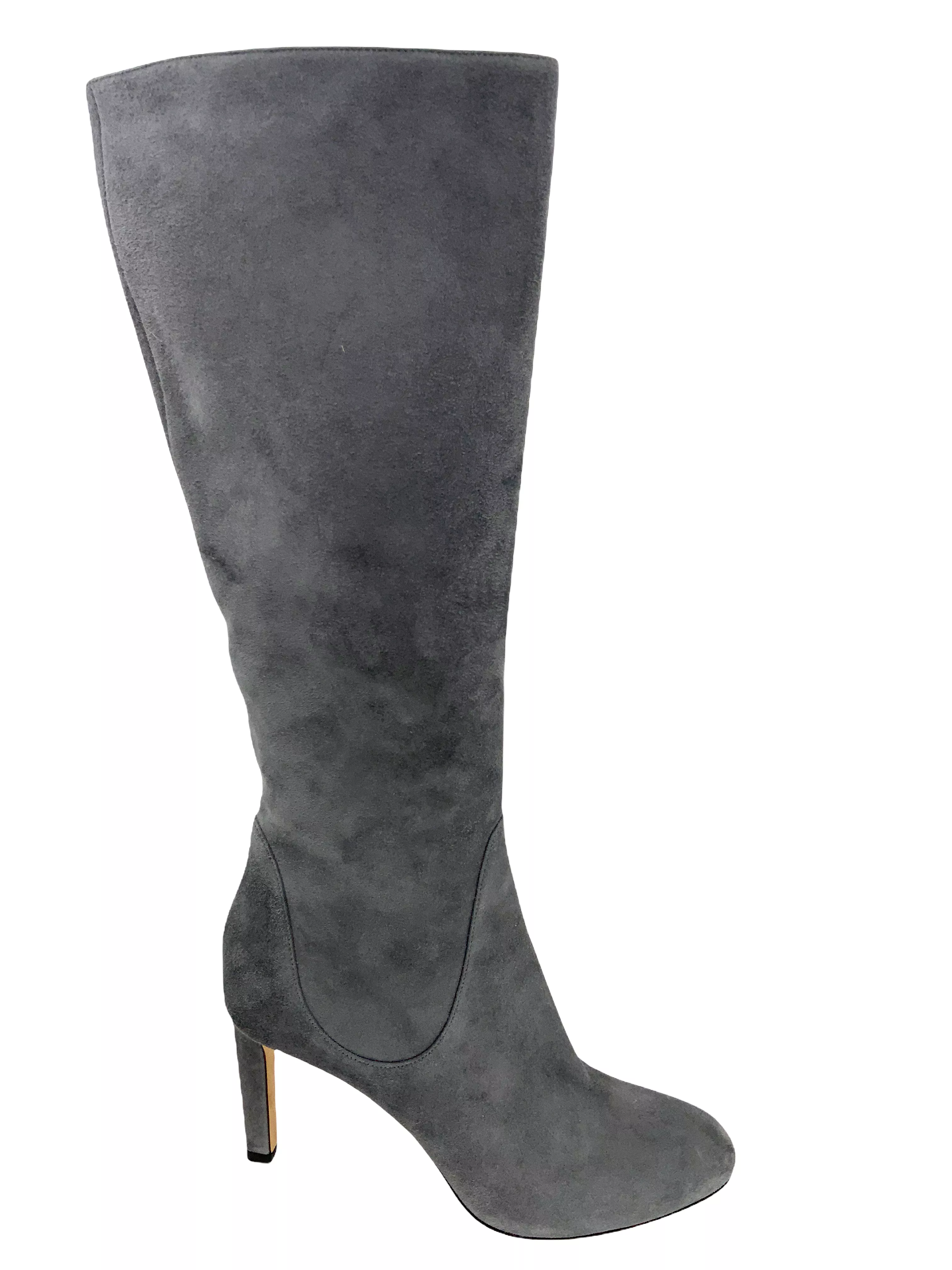 Jimmy Choo Tempe 85 Suede Mid Calf Boots Size 7.5