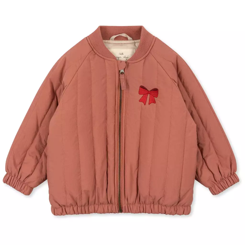 JUNO BOMBER JACKET - Canyon Rose