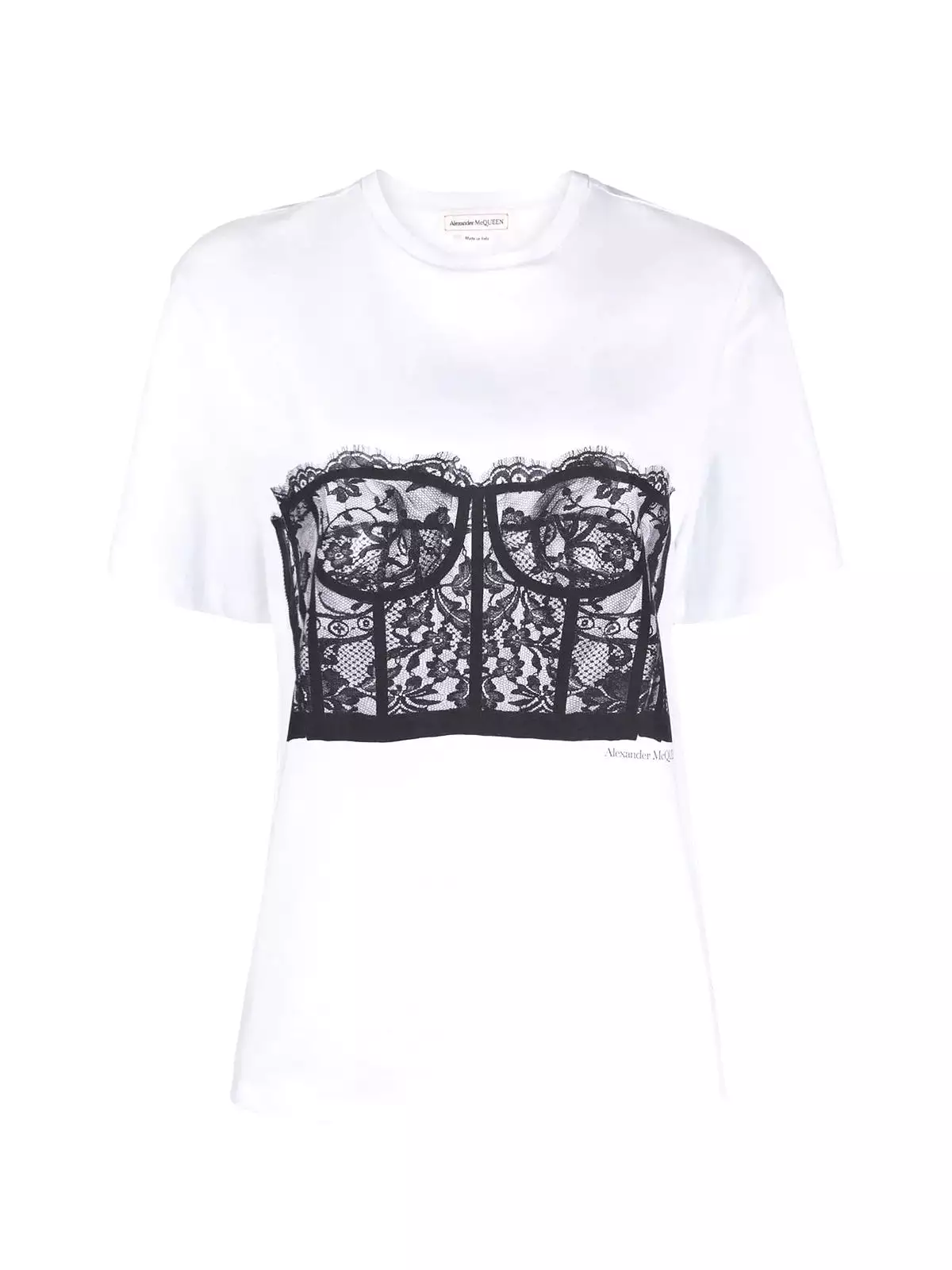 lace corset T-shirt