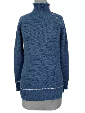 LORO PIANA Lupetto Berkeley Cotton Cashmere Sweater Size XS