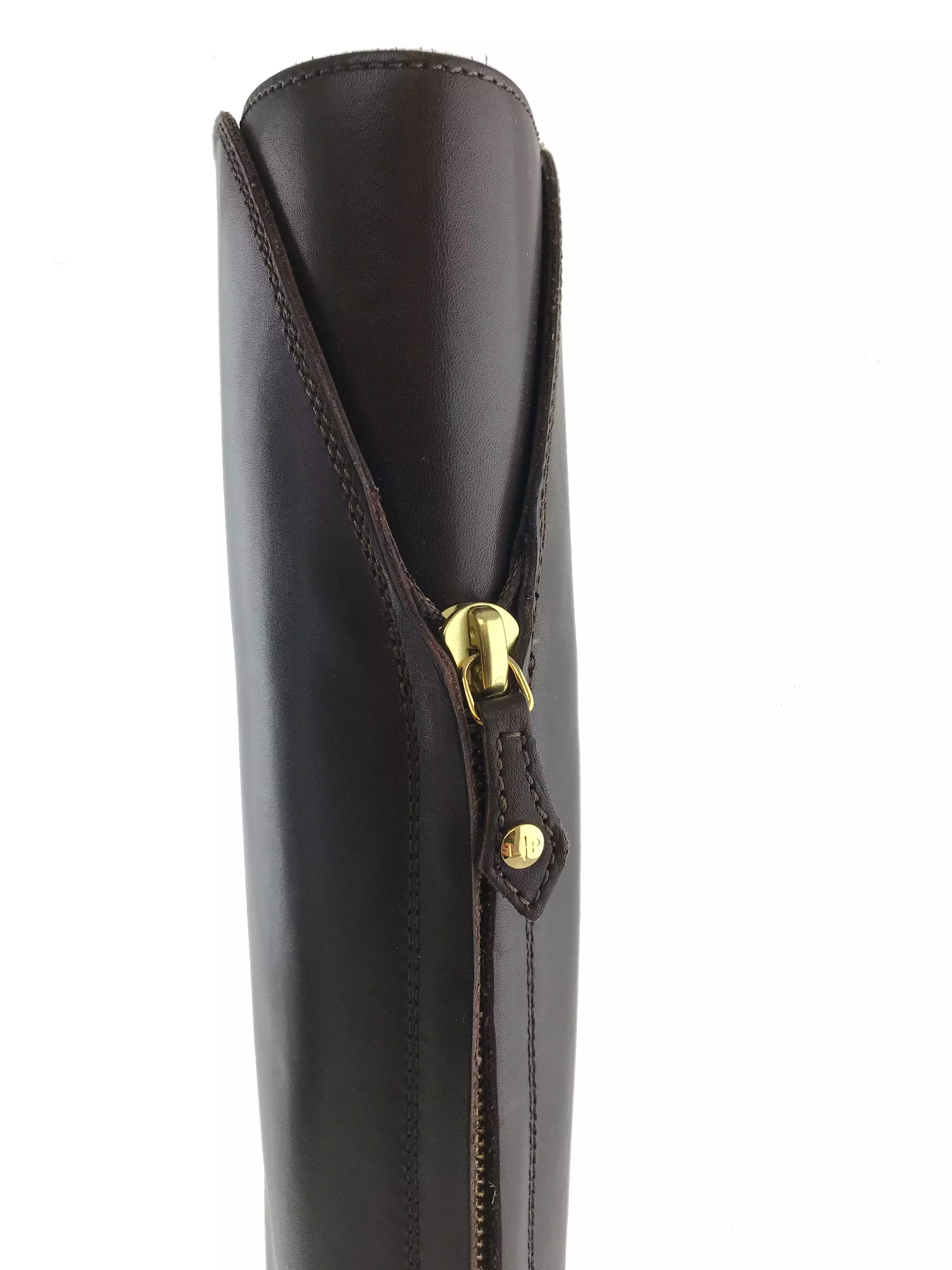 Loro Piana Wellington Leather Knee High Boots Size 8.5