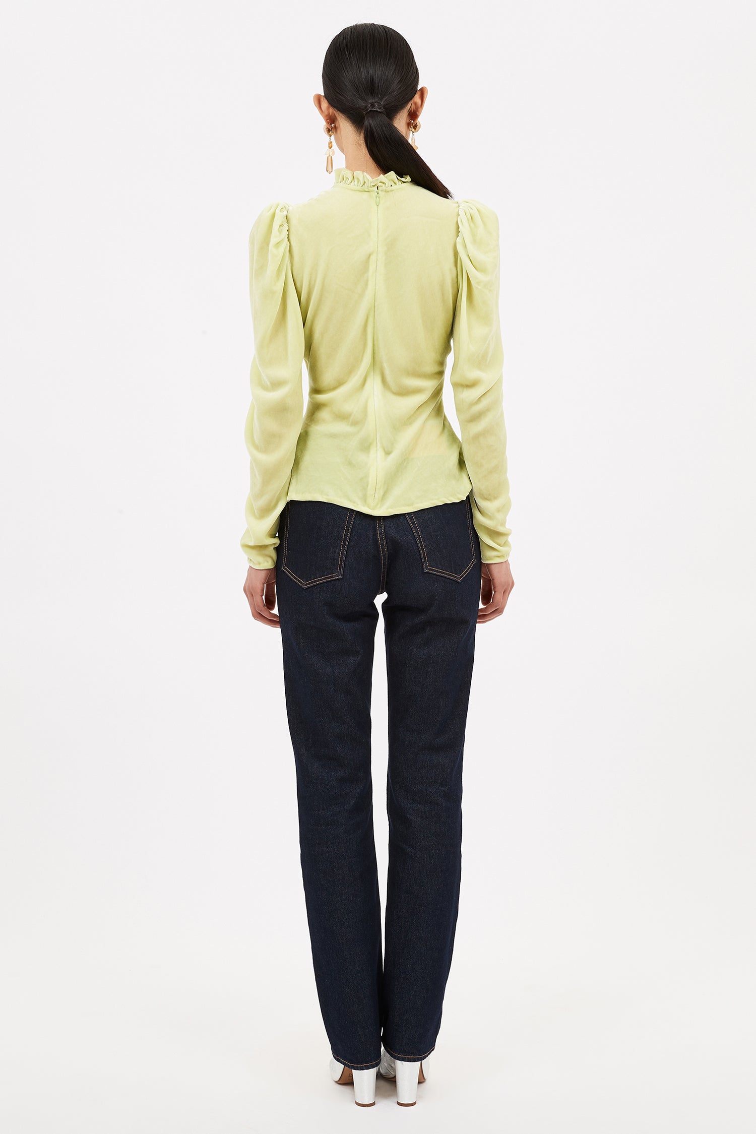 Marlene Blouse - Pistachio