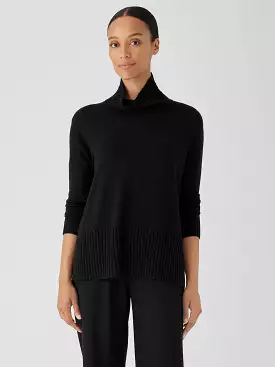 MERINO JERSEY TURTLENECK IN REGENERATIVE WOOL