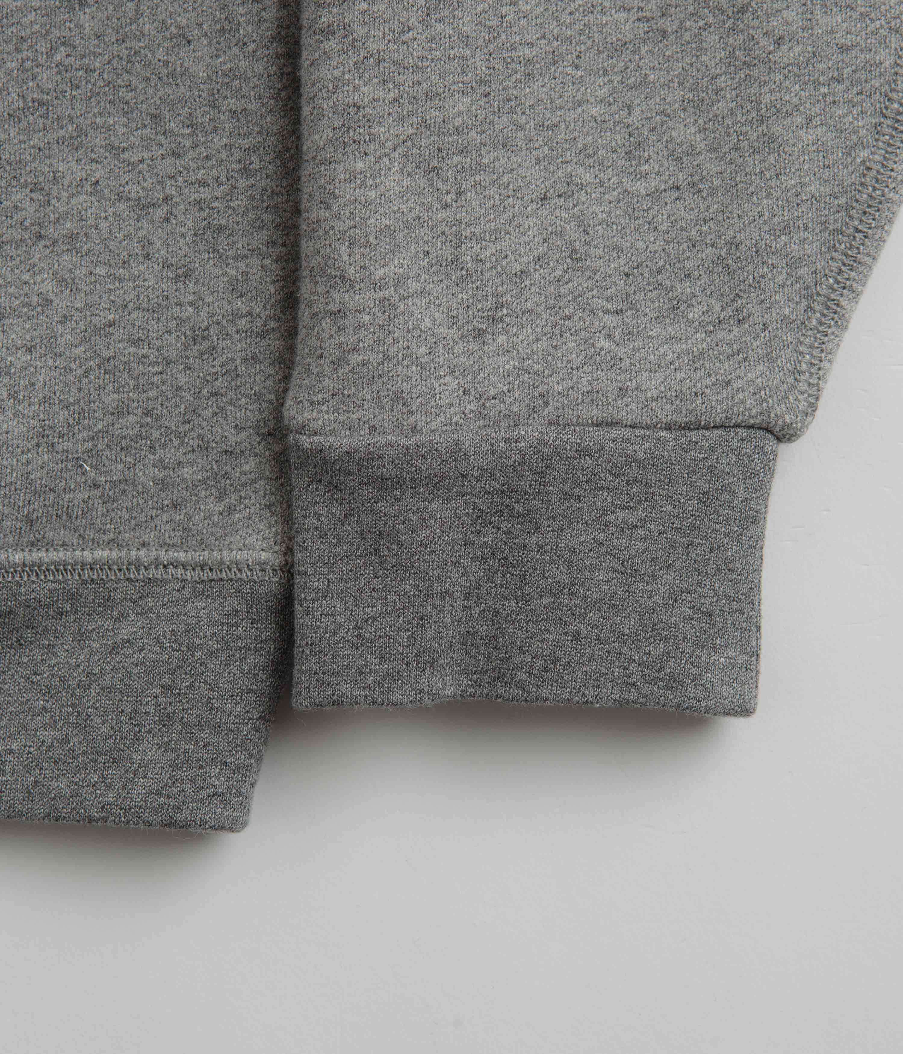 Mollusk Heavy Terry Hoodie - Heather Grey