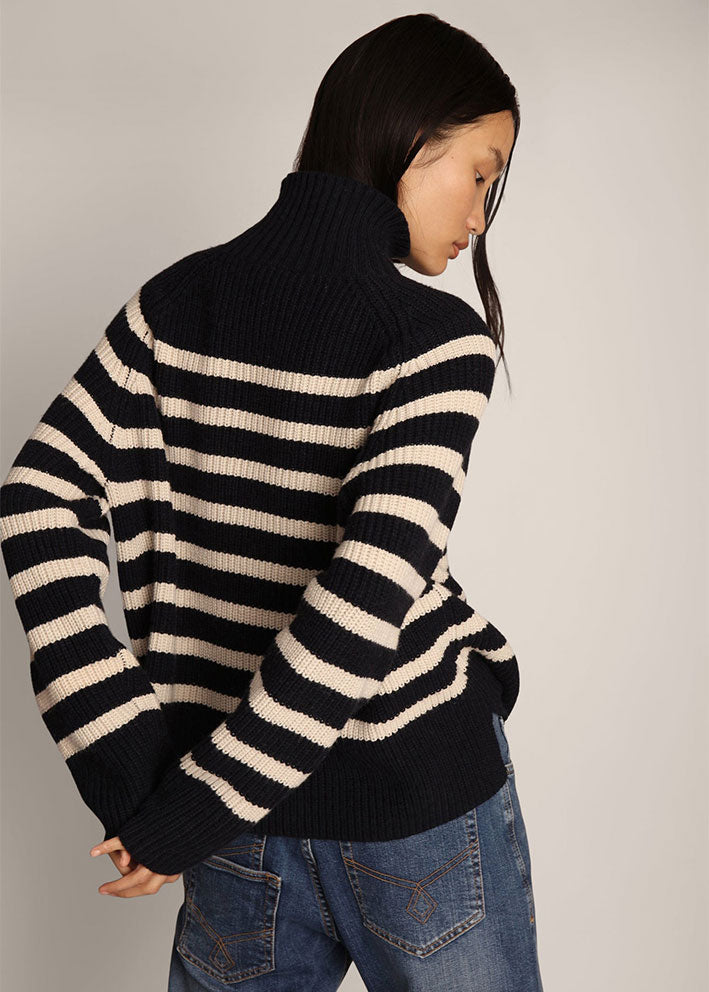 Munthe Arissa Sweater - Navy Stripe