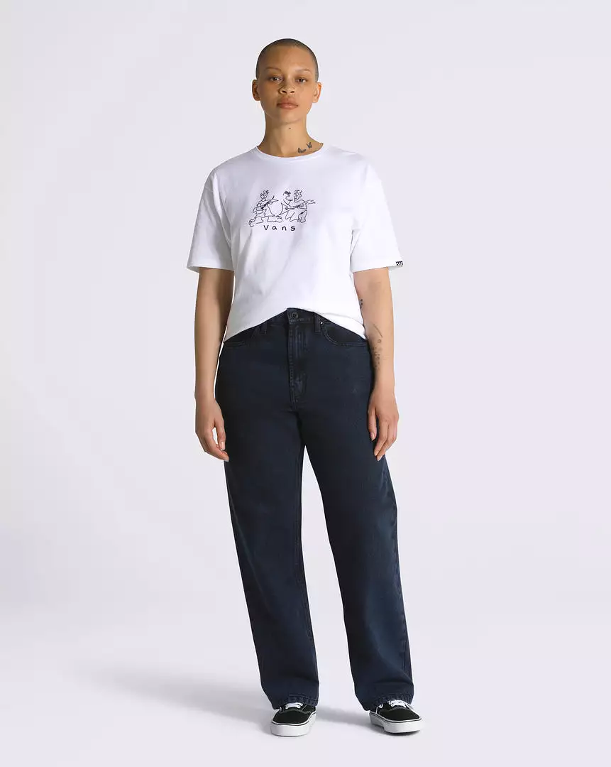 Nick Michel Check-5 Loose Tprd Denim Pant