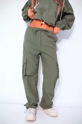 NYLON CARGO PANTS